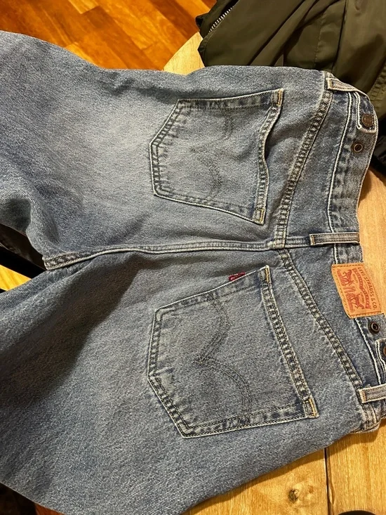 Levi’s cinched barrel medium blue wash jean size 27x31 - Picture 9 of 9